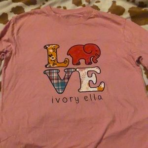 it’s an ivory ella long sleeve XS, it’s a baby pink